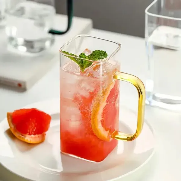 Glass_Cups__with_Straw_Wide_Mouth_Mason_Jar_Drinking_Glasses_with_Lids_&_Straws_&_Square_Color_Handle_Cup,Beer_Glasses,_Iced_Coffee_Glasses,_Ideal_for_Cocktail,_Whiskey,_Gift.380ml_(_Multicolor)