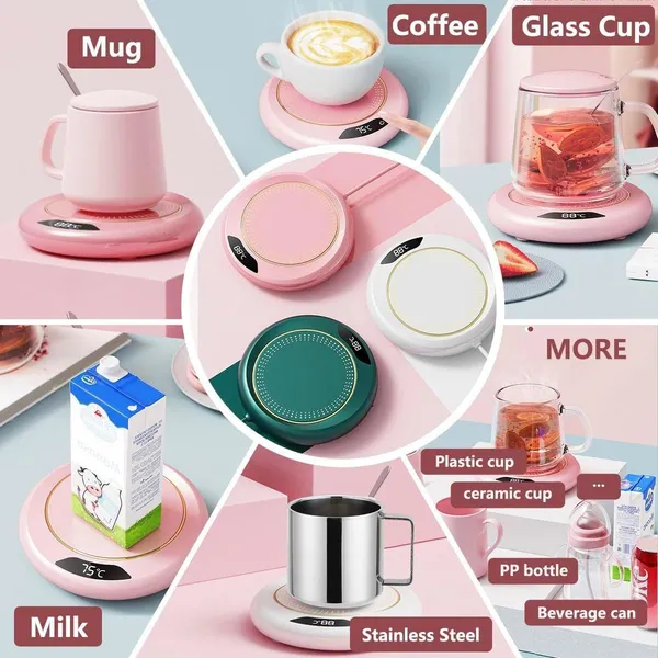 USB_Electric_Beverage_Tea_Water_Milk_Warmer_for_Coffee_Beverage_Milk_Tea_and_Hot_Chocolate_Coffee_Mug_Warmer_Beverage_Cup_Warmer_Coaster_with_Auto_Shut_Off_Electric_Coffee_Insulation_Pad