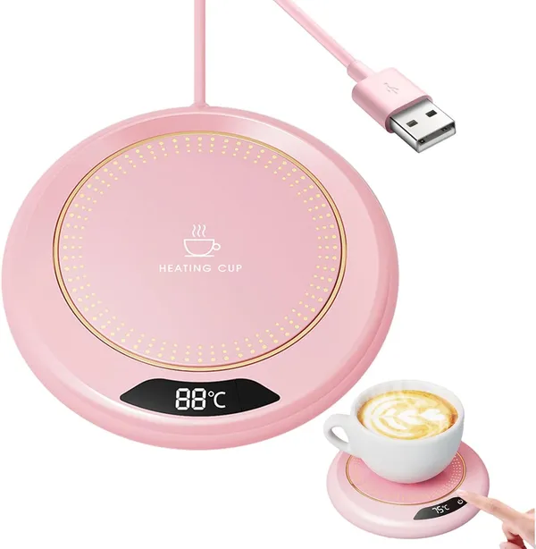USB_Electric_Beverage_Tea_Water_Milk_Warmer_for_Coffee_Beverage_Milk_Tea_and_Hot_Chocolate_Coffee_Mug_Warmer_Beverage_Cup_Warmer_Coaster_with_Auto_Shut_Off_Electric_Coffee_Insulation_Pad