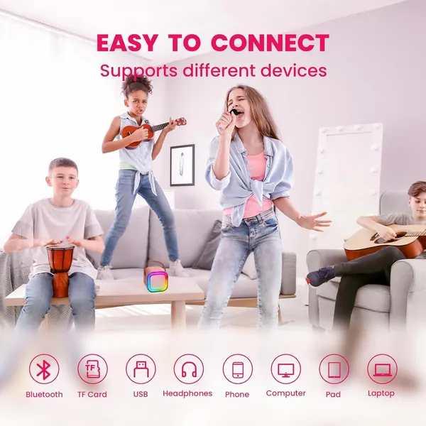 Karaoke_Mic_with_Speaker_for_Kids,_5W_Mini_Wireless_Bluetooth_Portable_Machine,_5Hrs_Playtime_Light_&_Voice_Effects_Multi_Play_Modes_K12/TF_Card/USB/Type_C_Fast_Charging_Port_(Multicolor)_
