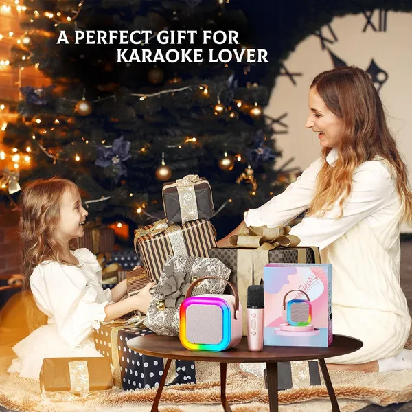 Karaoke_Mic_with_Speaker_for_Kids,_5W_Mini_Wireless_Bluetooth_Portable_Machine,_5Hrs_Playtime_Light_&_Voice_Effects_Multi_Play_Modes_K12/TF_Card/USB/Type_C_Fast_Charging_Port_(Multicolor)_