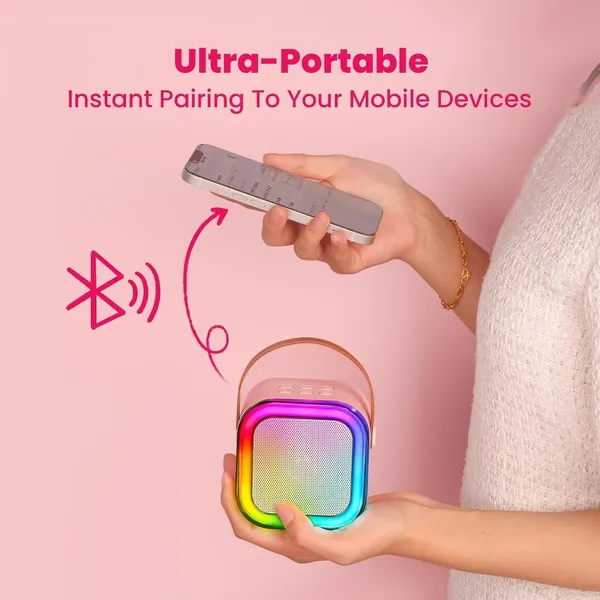 Karaoke_Mic_with_Speaker_for_Kids,_5W_Mini_Wireless_Bluetooth_Portable_Machine,_5Hrs_Playtime_Light_&_Voice_Effects_Multi_Play_Modes_K12/TF_Card/USB/Type_C_Fast_Charging_Port_(Multicolor)_