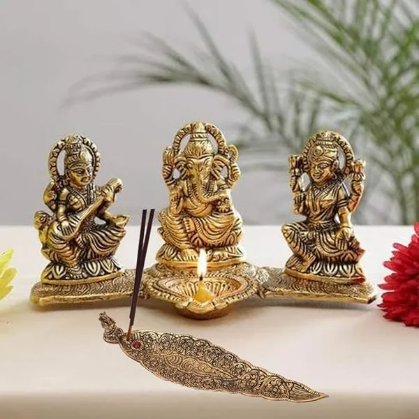 Laxmi_Saraswati_Idol_Decorative_Handcrafted_with_Diya,__Diwali_Gift,_Metal,_Gold_Brass_Finish,_Standard,_1_Piece