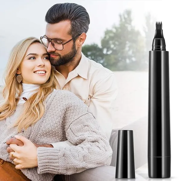 Water_Proof_Beard_Color_Pencil_For_Men,_Long_Lasting_Coverage,_Male_Mustache_Repair_Shape,_Beard,_Moustache_&_Eyebrows,_Micro-Fork_Tip_For_Seamless_Application_(Pack_of_1)_-_Black