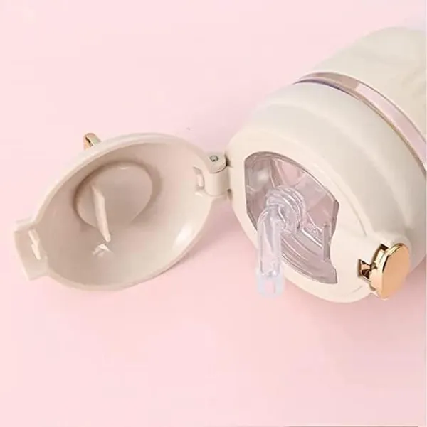 Rabbit_Shape_Glass_360_ml_Water_Bottle,_Coffee_Cup_and_Juice_Mug_with_Lid_&_Straw,_Anti-Slip_Silicone_Band,_Leak-Proof_Travel_Cup_Sipper_Bottle_(Multicolor)