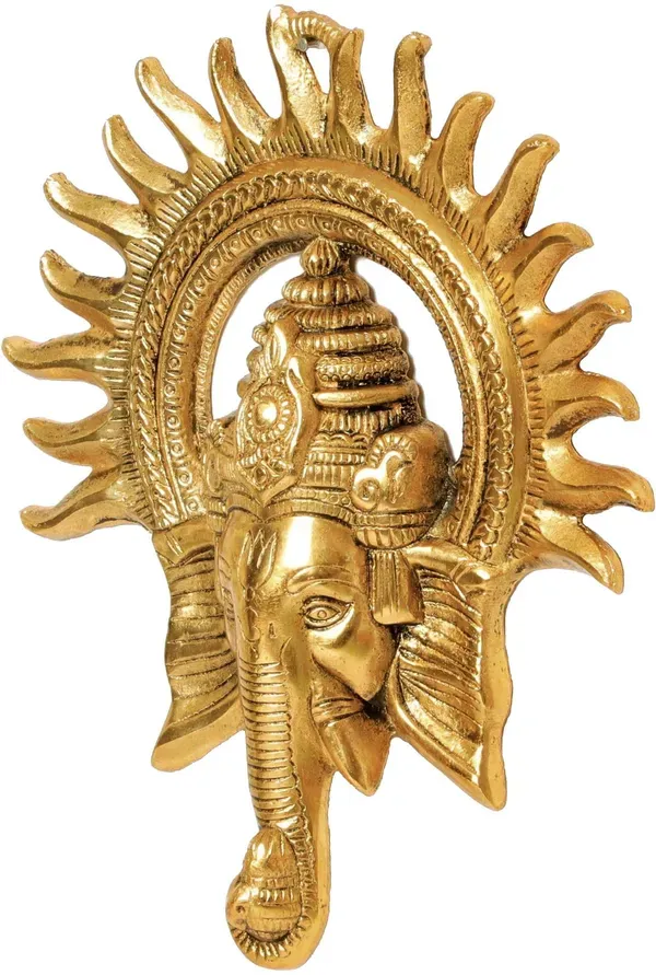 Golden_Lord_Ganesha_with_Sun_Decorative_Metal_Wall_Hanging_Art_Decorative_Showpiece_for_Wall_Decor,_Festival_Home_Decor_Pooja_Room_Temple_&_Gift_for_Family,_Friends,_Housewarming,_Antique_Finish