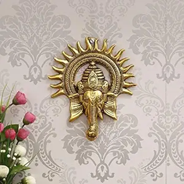 Golden_Lord_Ganesha_with_Sun_Decorative_Metal_Wall_Hanging_Art_Decorative_Showpiece_for_Wall_Decor,_Festival_Home_Decor_Pooja_Room_Temple_&_Gift_for_Family,_Friends,_Housewarming,_Antique_Finish
