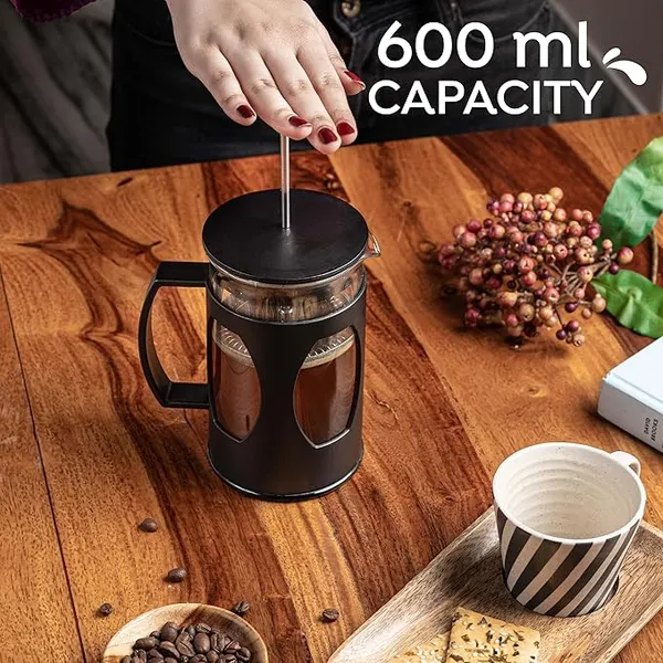 French_Press_Coffee_Maker_with_4-Level_Filtration_and_Premium_Heat_Resistant_Borosilicate_Glass_-_Compact_and_Durable_Filter_Coffee/Tea_Maker_-_600ml_Coffee_Press