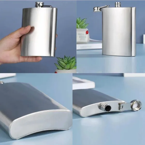Set_of_2_|_210ml_CLASSIC_Hip__Flask_Whisky_Bottle_for_Alcohol_Drink_Holder_Steel_Funnel_Whiskey_Hip_Wine_Flask_|_Stainless_Liquor_Drinks_Vodka