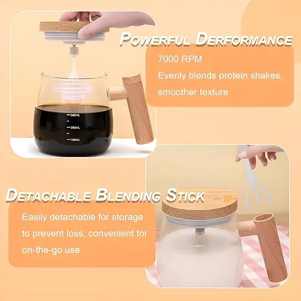 Self_Stirrer_Coffee_Mug_|_Electric_Auto_Mixing_Cup_with_Wooden_Handle_|_for_Coffee/Milk/Protein_Powder_|_for_Home/Office/Travel_|_Rotating_Blender_Glass_Mug_(Pack_of_1,_500ml)