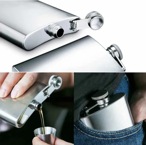 210ml_CLASSIC_Pocket_Liquor_Bottle_Or_Alcohol_Drinks_Holder_Hip_Flask_Pocket_Bottle_for_UNISEX_Stainless_steel_Hip_Flask