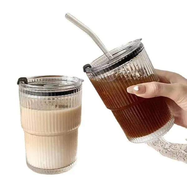 Set_of_2,_370ml_Glass_Sipper_Cup_Mug_for_Kids_Fruit_Jucie_Milk_Tumbler_with_Lid_and_Starw