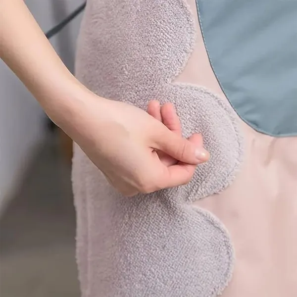 WaterProof_Apron_With_Large_Pocket_and_Hand-Wiping_Kitchen_Apron_Water/Oil-proof_Kitchen_Accessories_for_Home_Cooking_Fits_Men/Women,_Pocket_to_hold_Mobile,_Size_68x72_cm