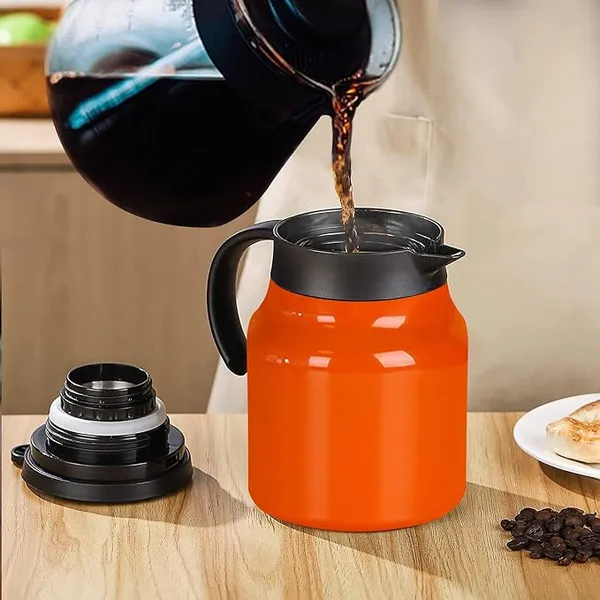 Stainless_Steel_1000ml_Teapot_with_Handle_|_Double_Wall_Vacuum_Insulated_Thermosteel_Carafe_|_BPA_Free_Jug_for_Tea/Coffee_&_Juice_|_16_Hours_Hot_&_24_Hours_Cold_|__Multicolor