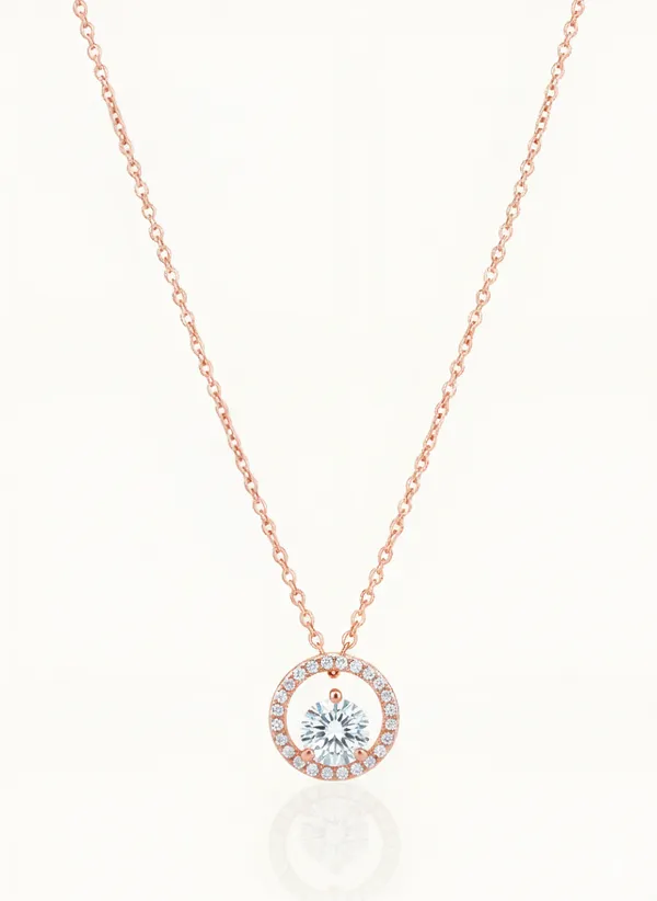 Rose_Gold_Halo_Brass_Necklace_For_Women