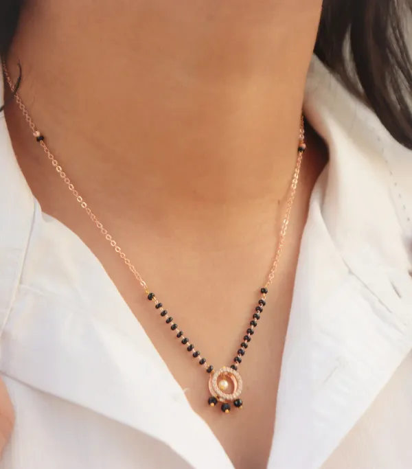 Avantra__18K_Rose_Gold_Tone_Plated_Mangalsutra