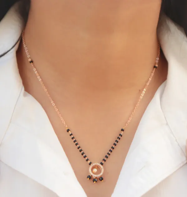 Avantra__18K_Rose_Gold_Tone_Plated_Mangalsutra