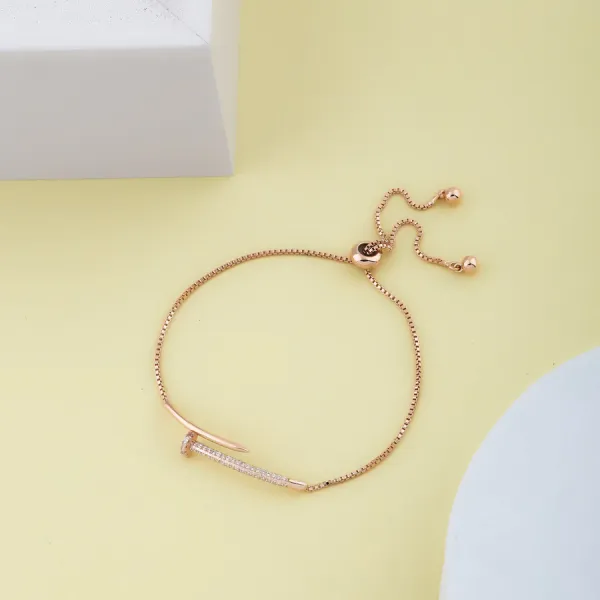 Cartier_Nail_Diamond__Brass_Bracelet_For_Women