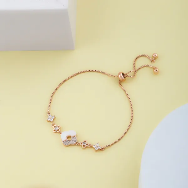 Rose_Gold_Clover_Sparkle_Floral_Roes_Gold__Brass_Bracelet_For_Women