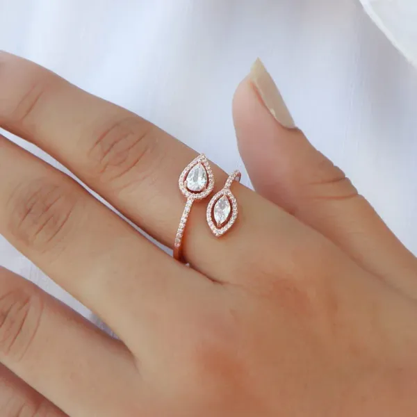 Duo_Diamond_Foliole_Brass_Ring_For_Women