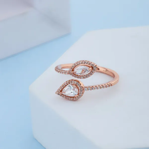Duo_Diamond_Foliole_Brass_Ring_For_Women