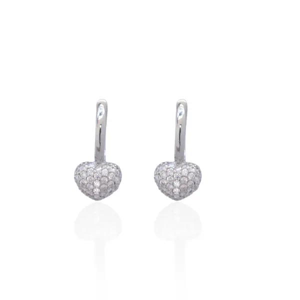 Silver_Fancy_Silver_Dangling_EarBrass_Ring_For_Women_For_Womens_With_Heart_Relief