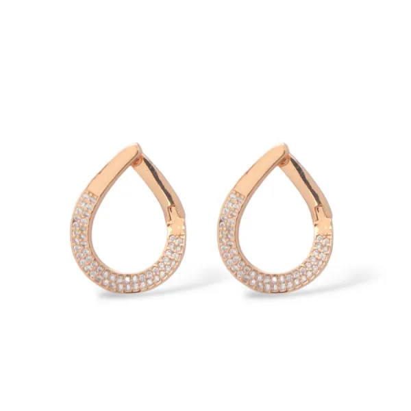 Rose_Gold_Fashionable_Hoop_EarBrass_Ring_For_Women_For_Women