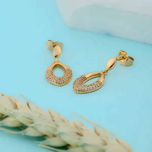 Gold_Glamour_Diamond_Drop_EarBrass_Ring_For_Women_For_Womens