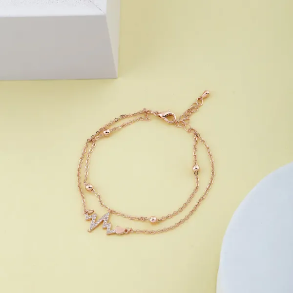 Rose_Gold_Heartbeat__Brass_Bracelet_For_Women