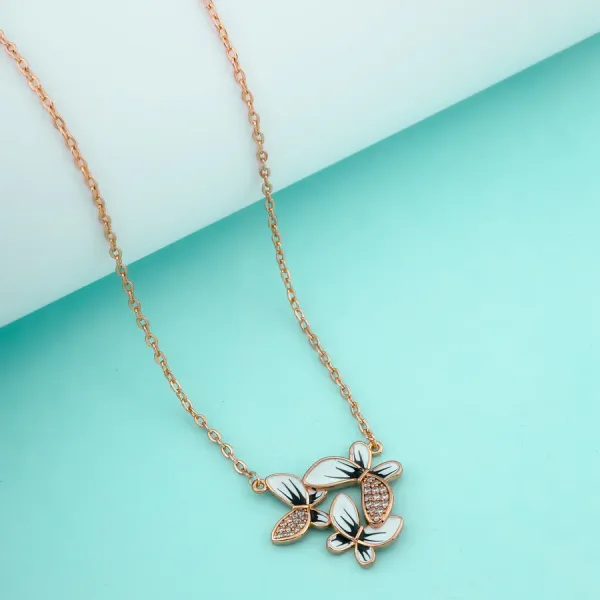 Gold_Colour_Joyful_Butterfly_Brass_Necklace_For_Womens