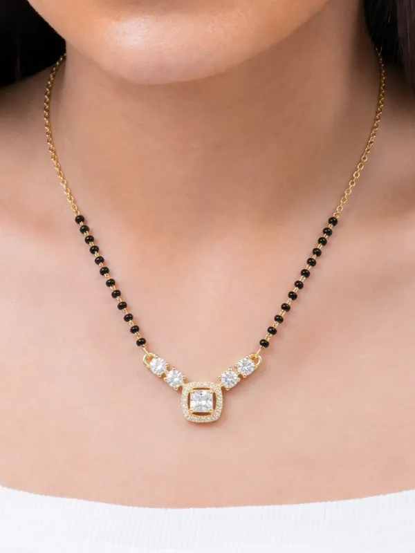 Flora__18K_Rose_Gold_Tone_Plated_Mangalsutra