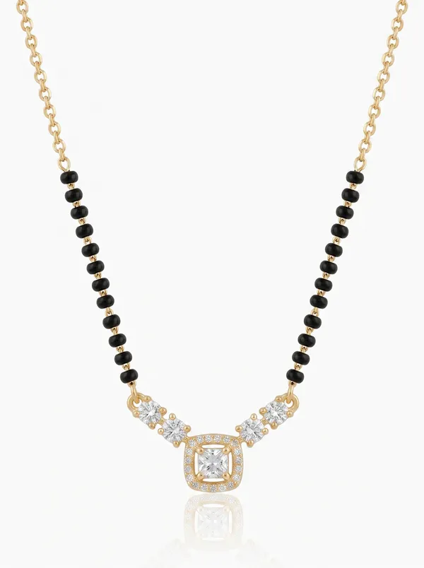 Flora__18K_Rose_Gold_Tone_Plated_Mangalsutra