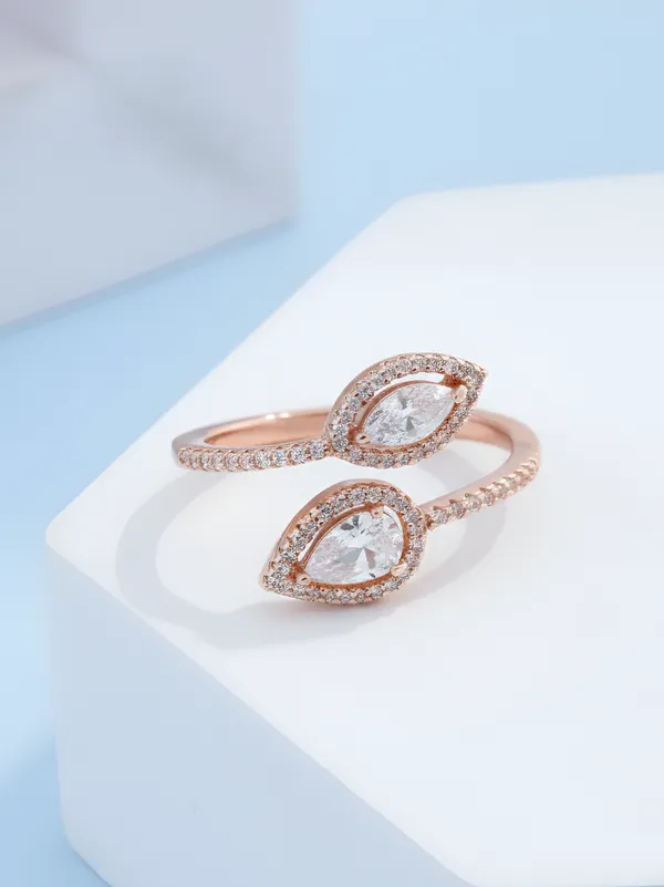 Duo_Diamond_Foliole_Brass_Ring_For_Women