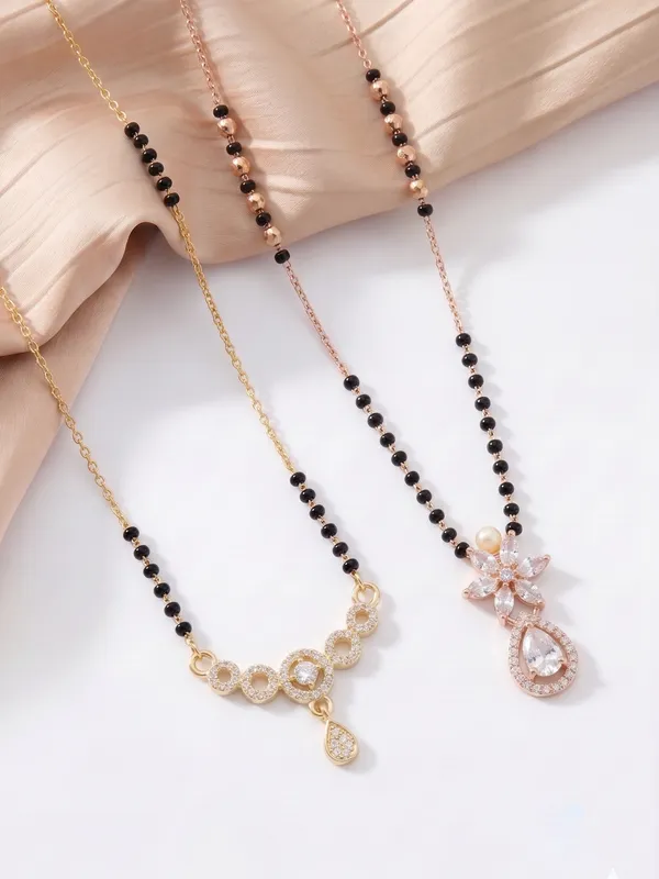 MALINI_And_ANIKA_18K_Gold_Tone_Plated_Mangalsutra_(Pack_Of_2_Mangalsutra)
