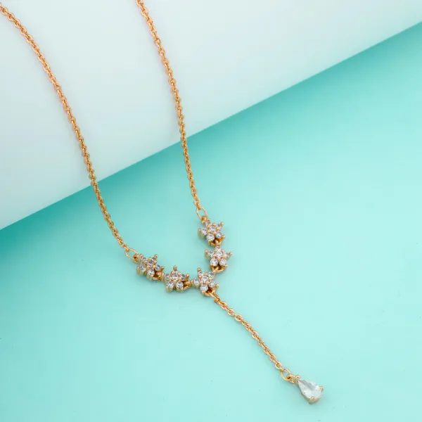 Radiating_Star_Brass_Necklace_For_Women