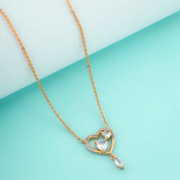 Rose_Gold_Double_Heart_Pendant_With_Link_diamond