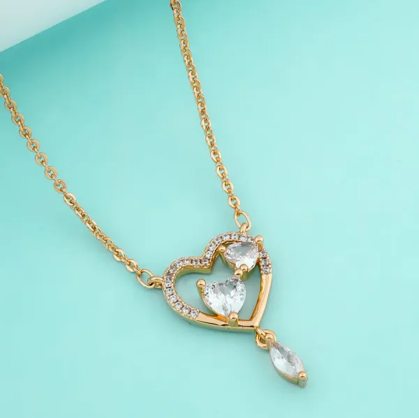 Rose_Gold_Double_Heart_Pendant_With_Link_diamond