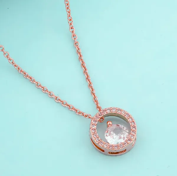 Rose_Gold_Halo_Brass_Necklace_For_Women