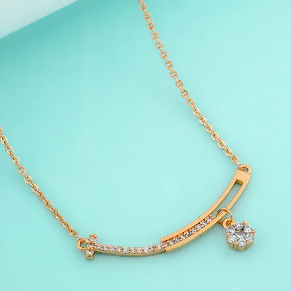 Rose_Quartz_faceted_drop_Brass_Necklace_For_Women
