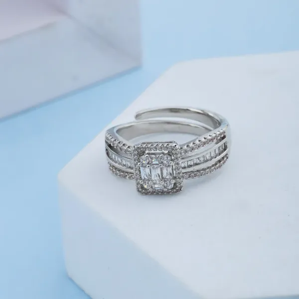 Sparkling_Diamond_Square_Trinity_Brass_Ring_For_Women
