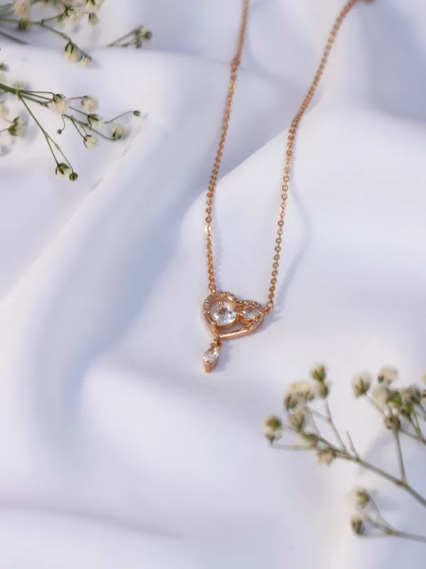 Rose_Gold_Double_Heart_Pendant_With_Link_diamond