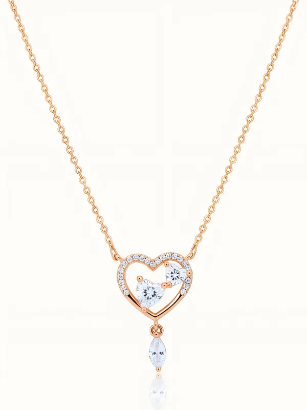 Rose_Gold_Double_Heart_Pendant_With_Link_diamond