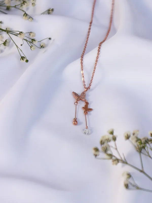 Rose_Gold_Too_Rose_Butterfly_Brass_Necklace_For_Women