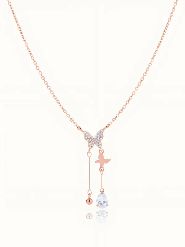 Rose_Gold_Too_Rose_Butterfly_Brass_Necklace_For_Women