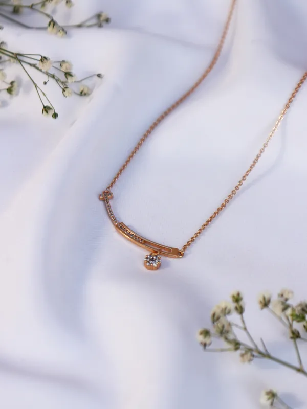 Rose_Quartz_faceted_drop_Brass_Necklace_For_Women