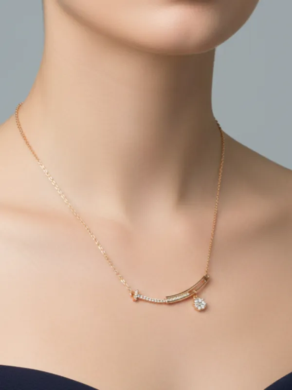 Rose_Quartz_faceted_drop_Brass_Necklace_For_Women
