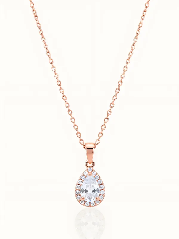 Rose_Gold_Crystal_Teardrop_Brass_Necklace_For_Women