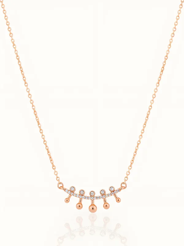 Gold_Colour__Maze_rose_gold_Brass_Necklace_For_Women