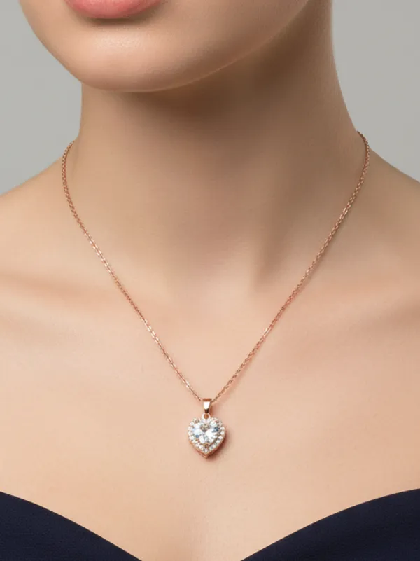Rose_Gold_Mini_Crystal_Heart_Brass_Necklace_For_Women