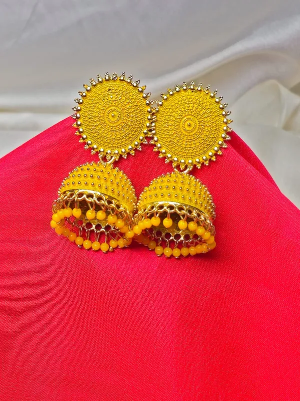 Traditional_Jhumka_Earrings_|_Adorable_Designer_Monalisa_Stone_Jewelry